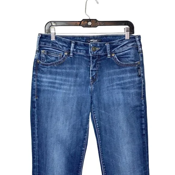 Silver Suki Slim Bootcut Jeans W32/L31 Stretch - Picture 12 of 12